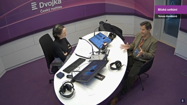 Host pořadu Blízká setkání s Terezou Kostkovou, ČR Dvojka